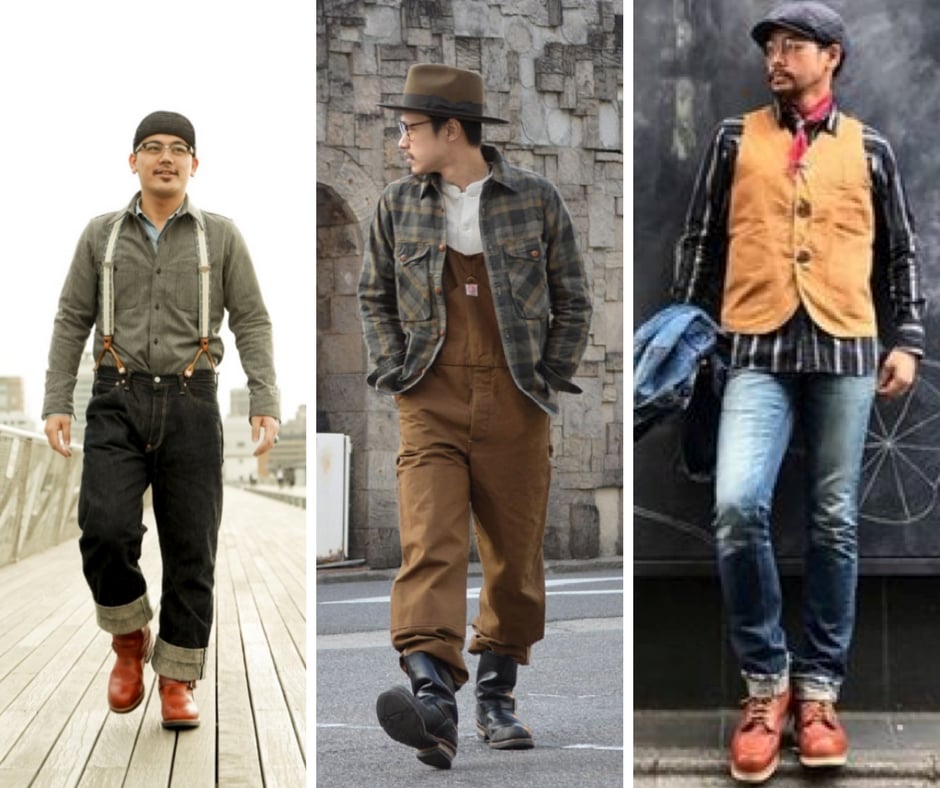 celebrities red wing boots