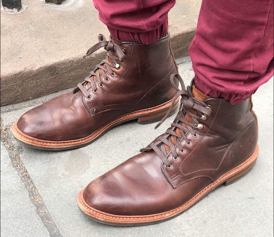 allen edmonds indy boot