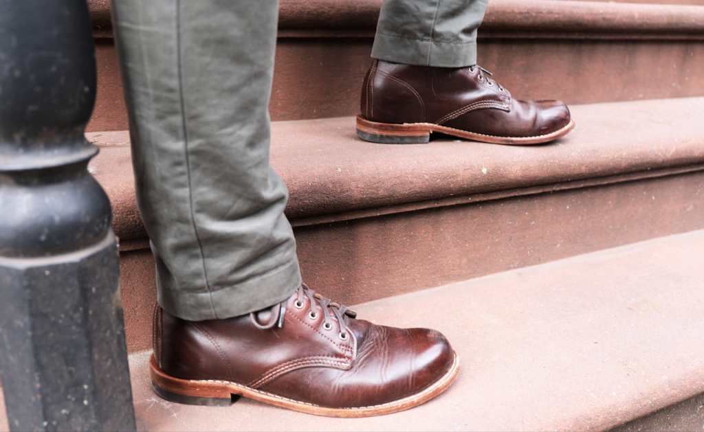 wolverine 1000 mile cap toe boot