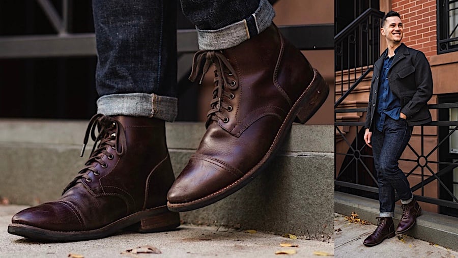 Thursday captain boots brown