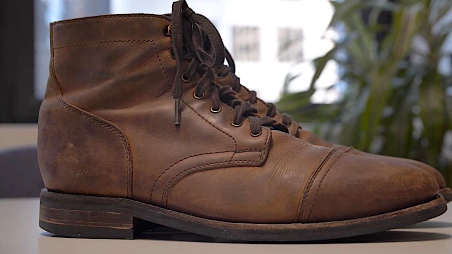 Thursday terracotta leather 