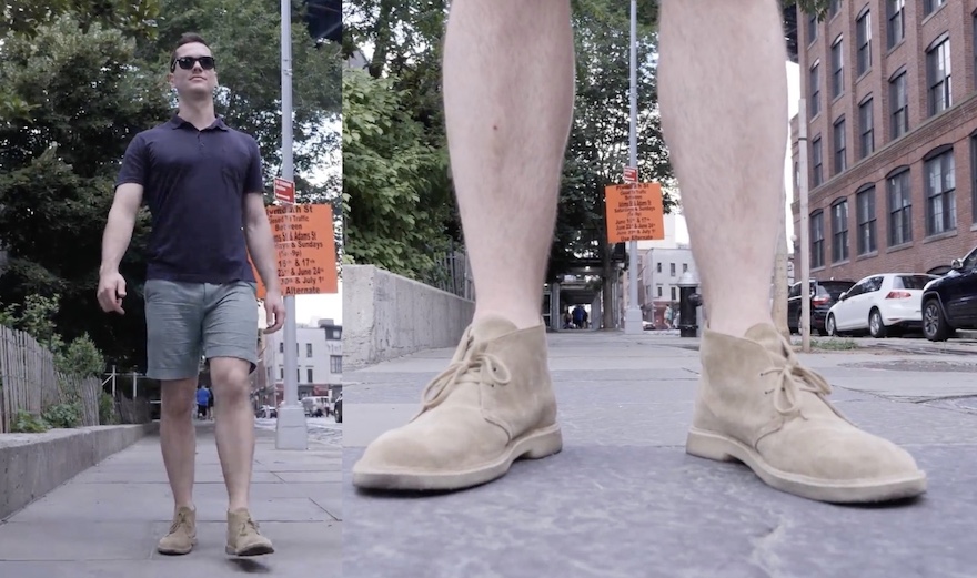 Clarks desert boot with shorts