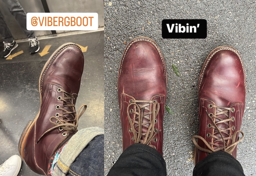 Color 8 chromexcel viberg boots