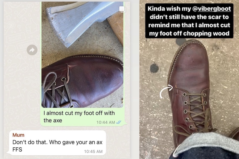 Viberg boot axe