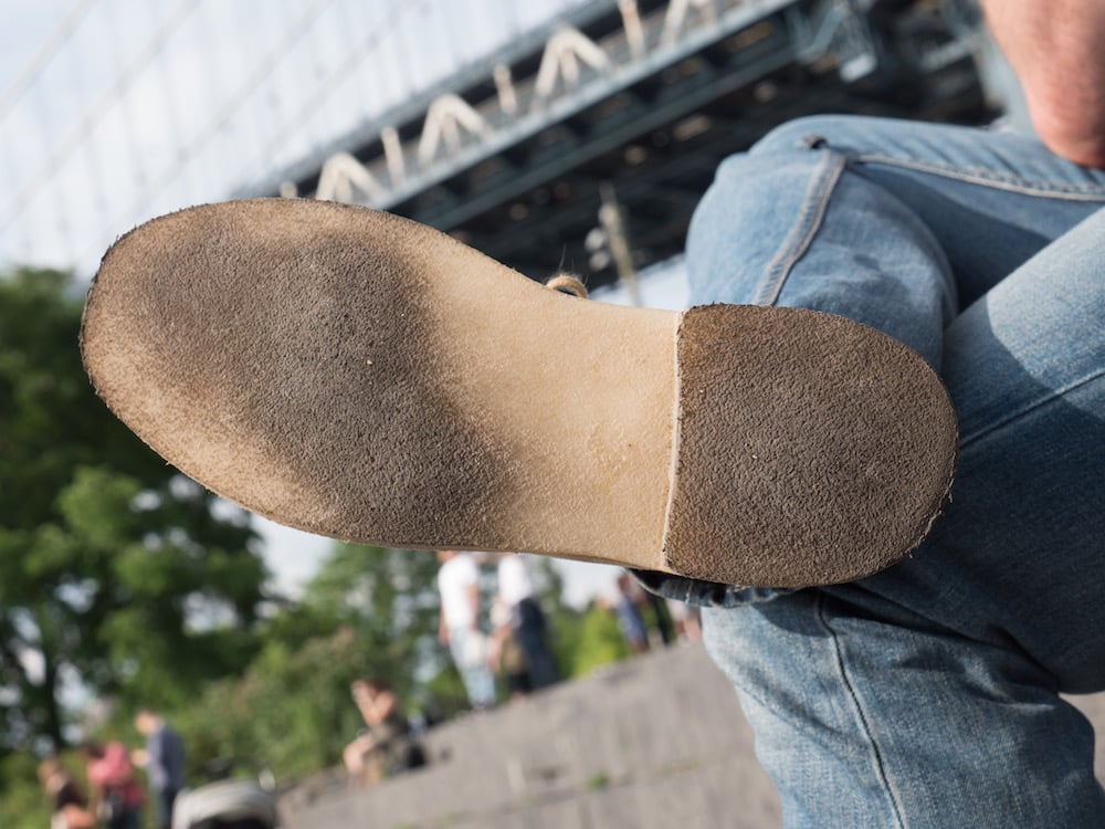 clarks desert boots laces length