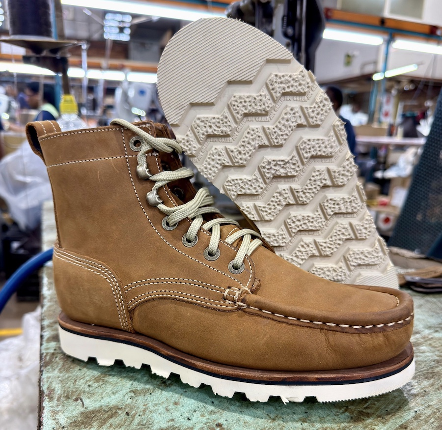 Jim green workhorse moc toe boots