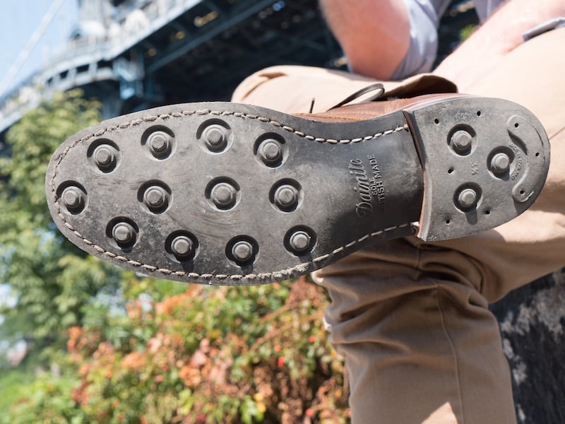 dainite studded sole