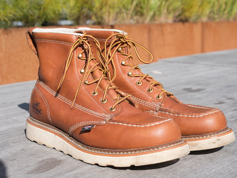 thorogood moc boots