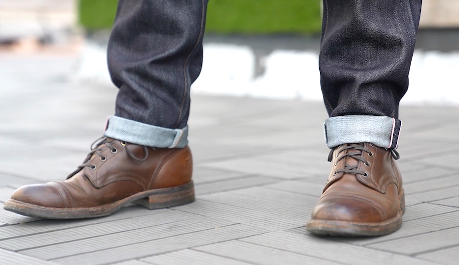 Whites mp sherman boots momotaro jeans