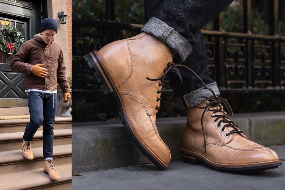 Grant stone ottawa kangaroo leather boot