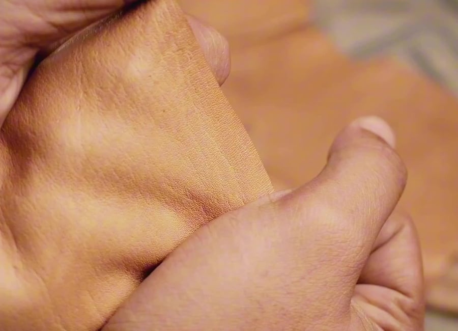 Kangaroo leather split