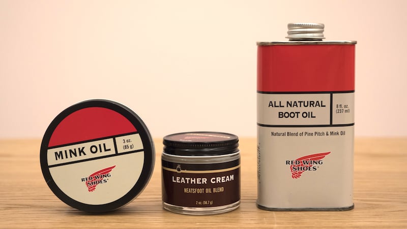 Red Wing Boot Oil Vs. Mink Oil - What's 