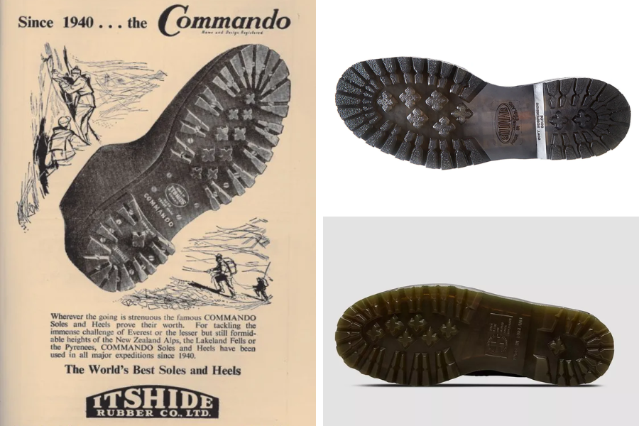 Commando soles itshide doc marten solovair