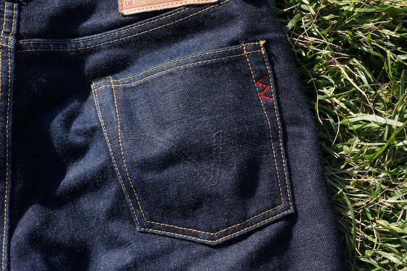 iron heart 633n jeans rear