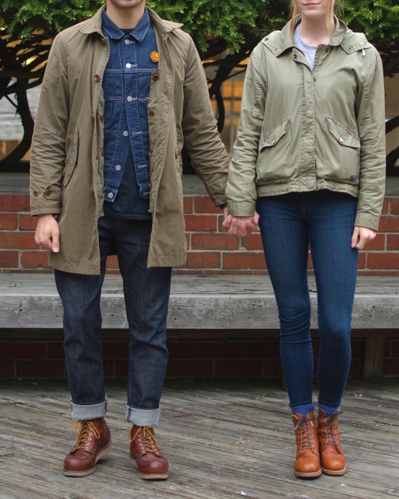 Mens and womens red wing boots