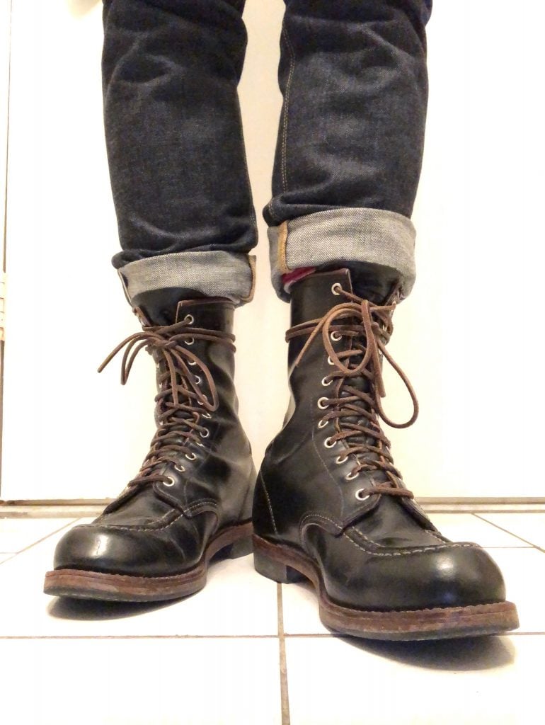 red wing black klondike leather