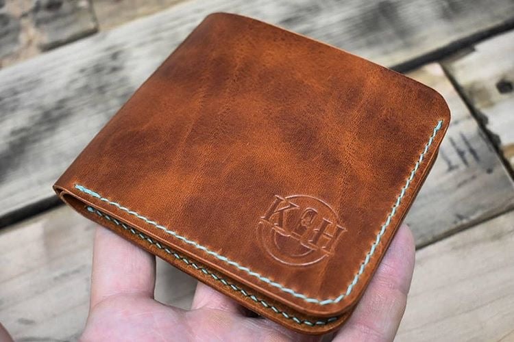 Copperhead skin wallet : r/Leathercraft