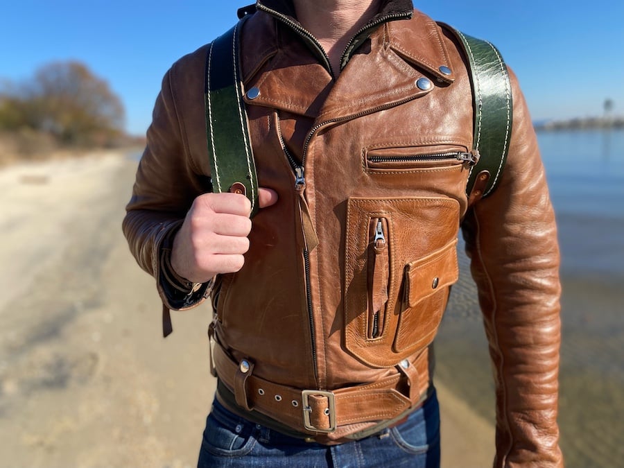 Horsefront leather jacket