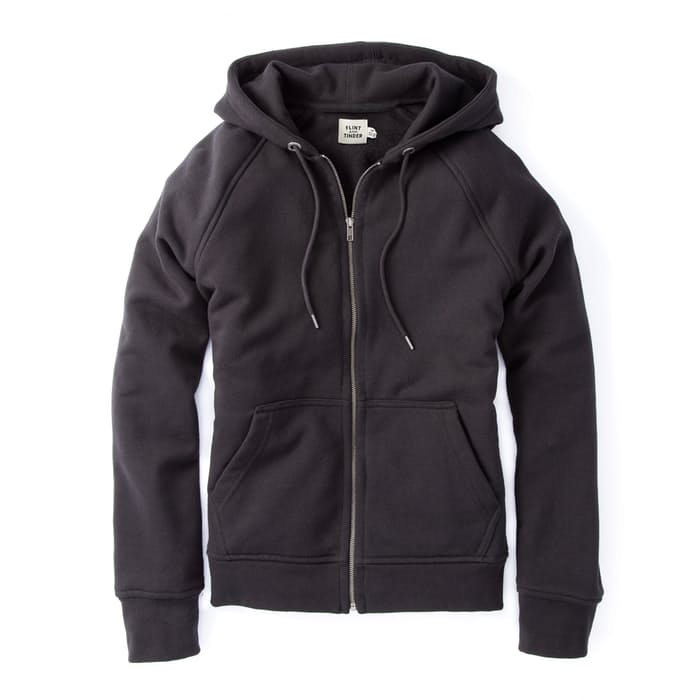 Huckberry Flint and Tinder Men's 10-Year Full Zip Hoodie, American-Made