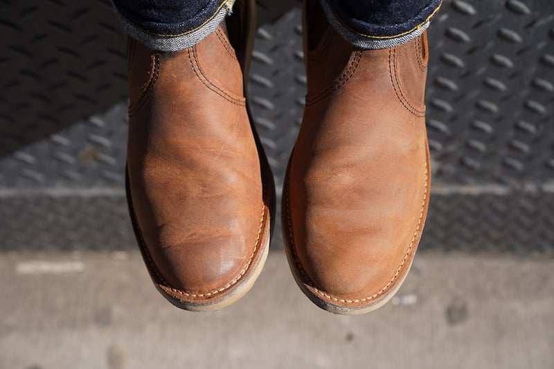 Men's red wing deals heritage weekender chelsea