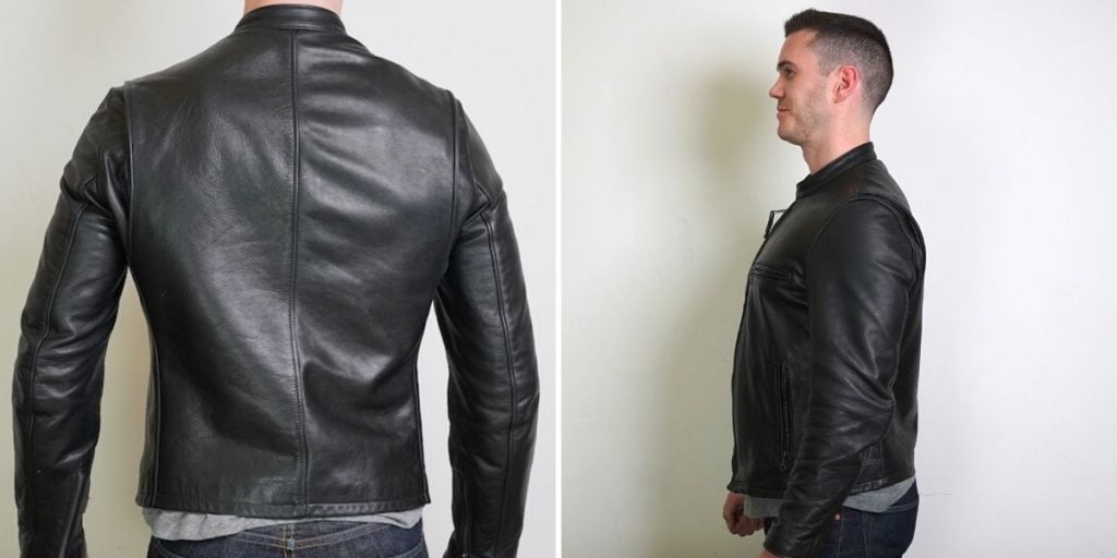 Timeless Schott NYC 530 Cafe Racer Leather Jacket for Men