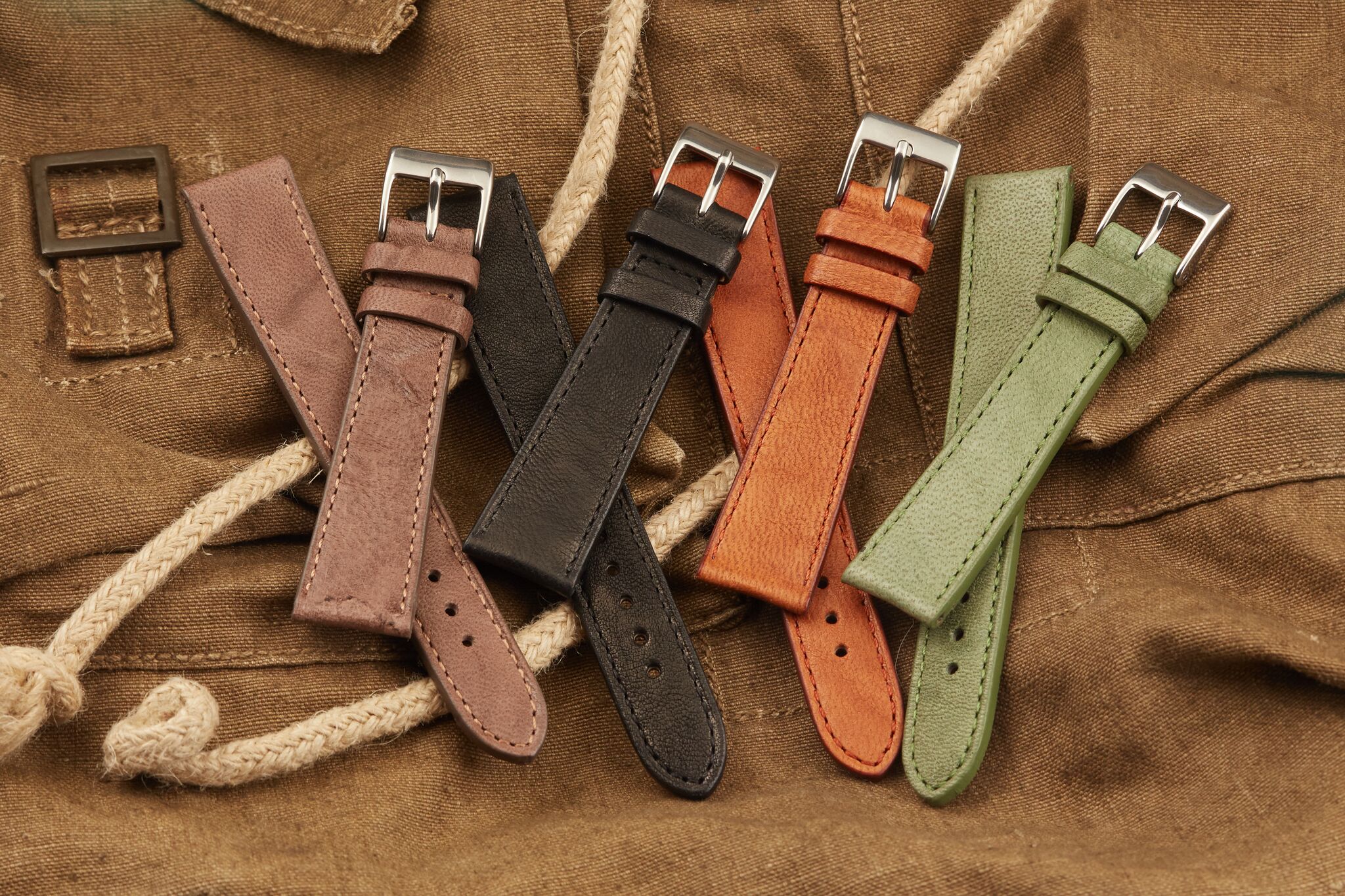 Refined Light Brown Suede Watch Strap