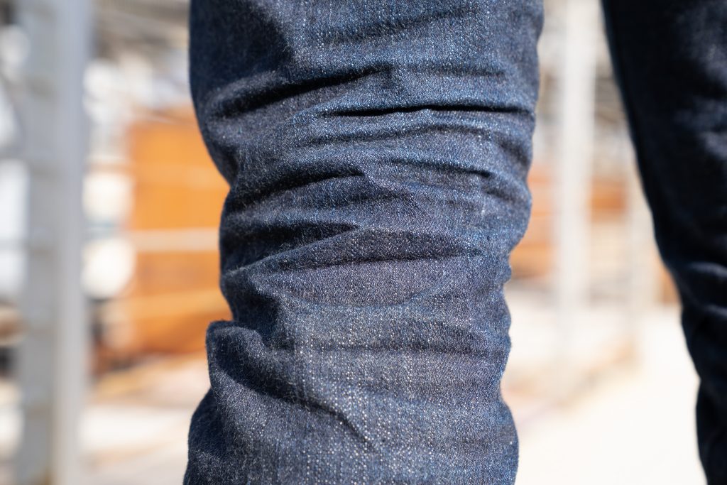 samurai jeans leg creases