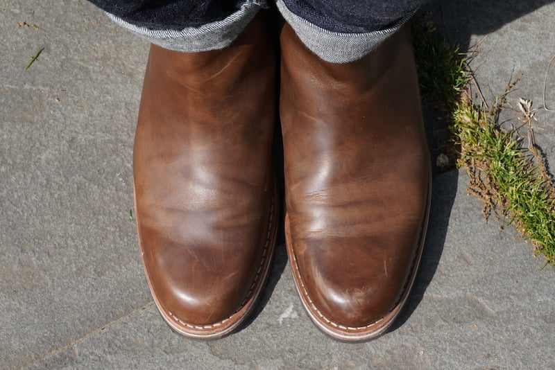 helm holt boot top view