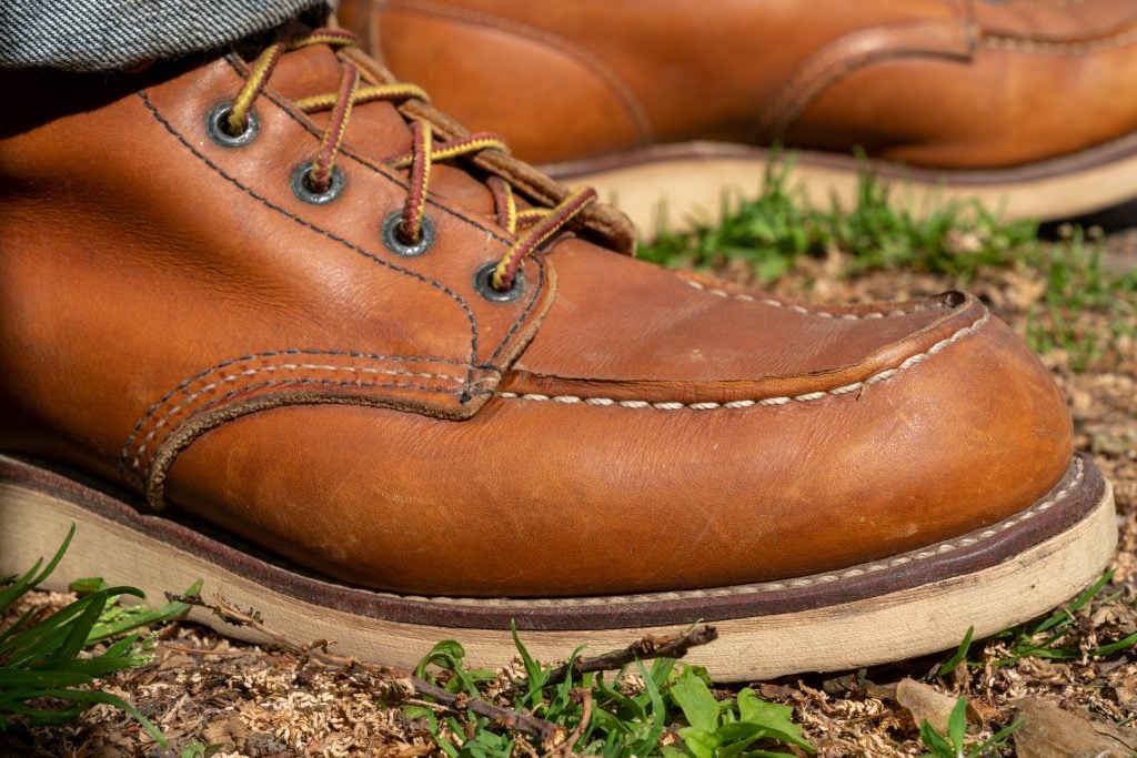 red wing 875 moc toe profile