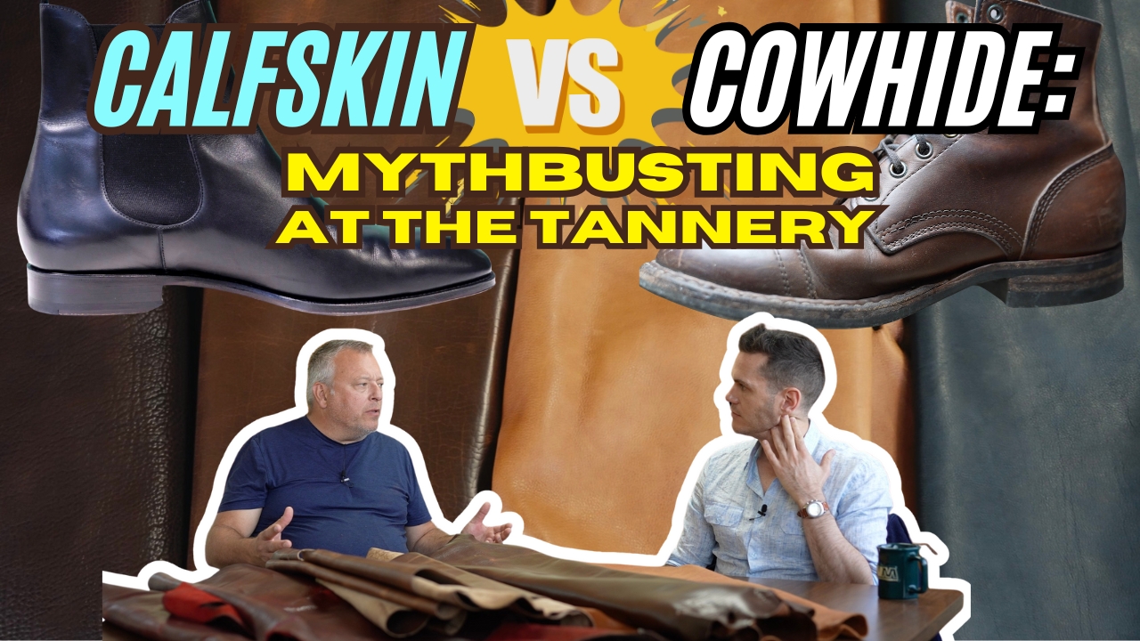 Calfskin vs cowhide leather
