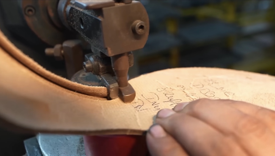 Channeled insole goodyear welt bridlen