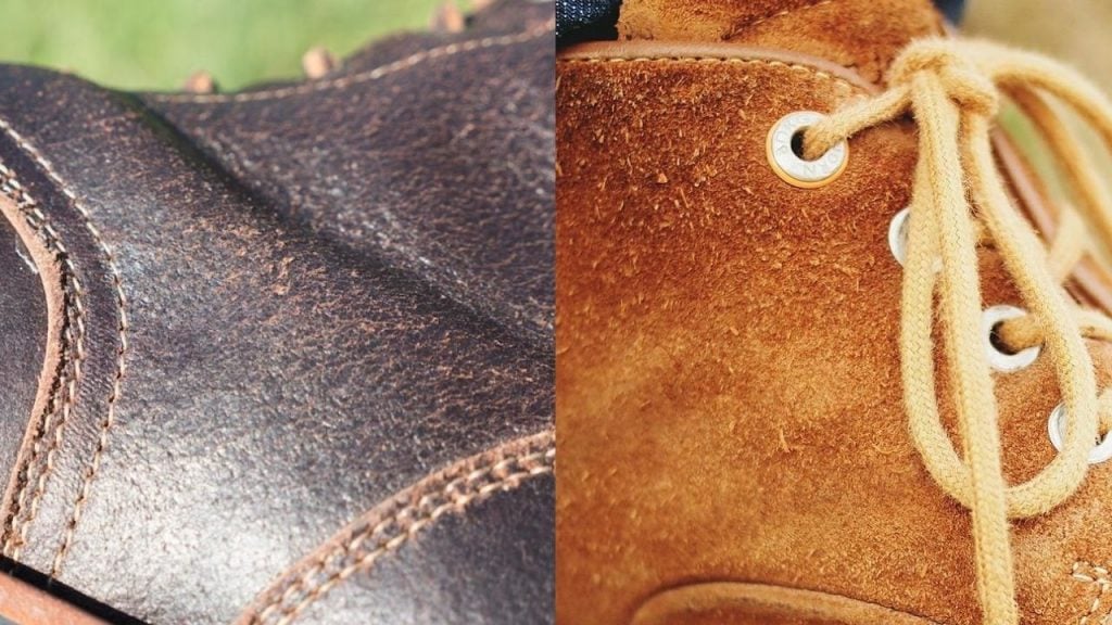 Suede vs Roughout Leather - What's the 