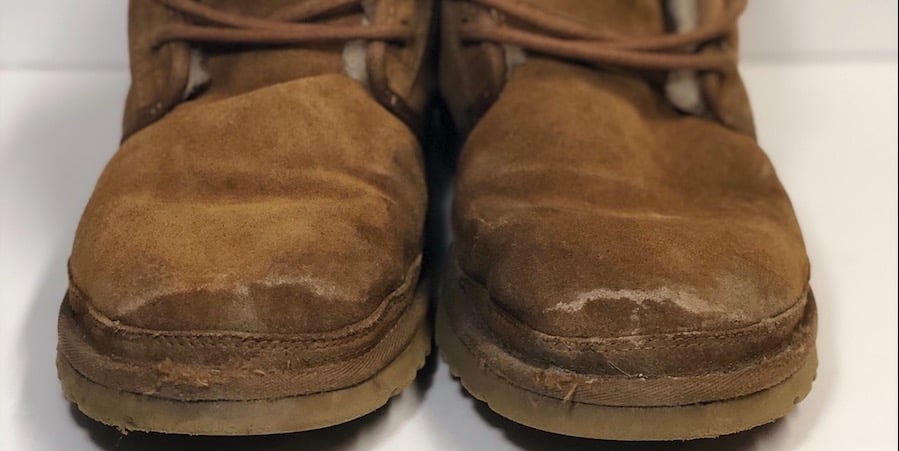 salt stains in boots