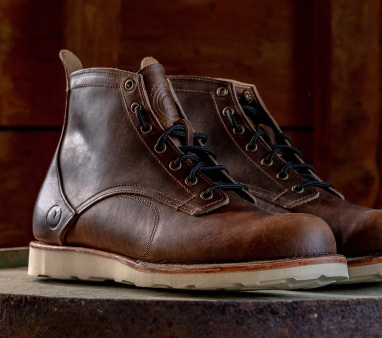 Bison shop leather boots