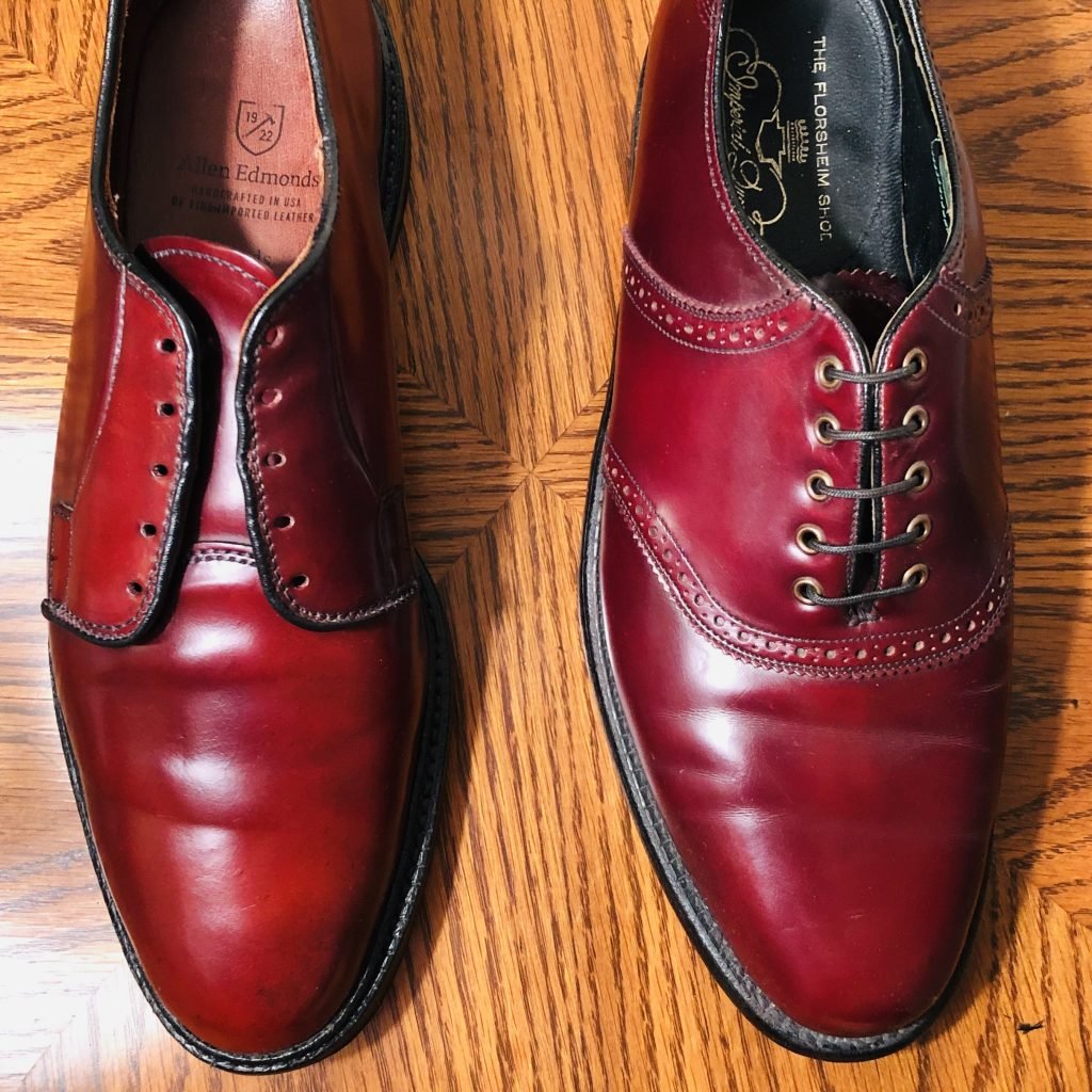 Shell cordovan leather boots sale