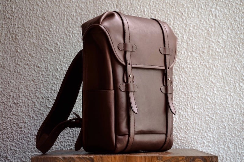 Quiddity Ancora Leather Box Backpack (after 4 years of use) + Some