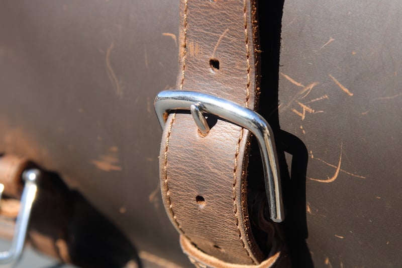 saddleback briefcase buckle