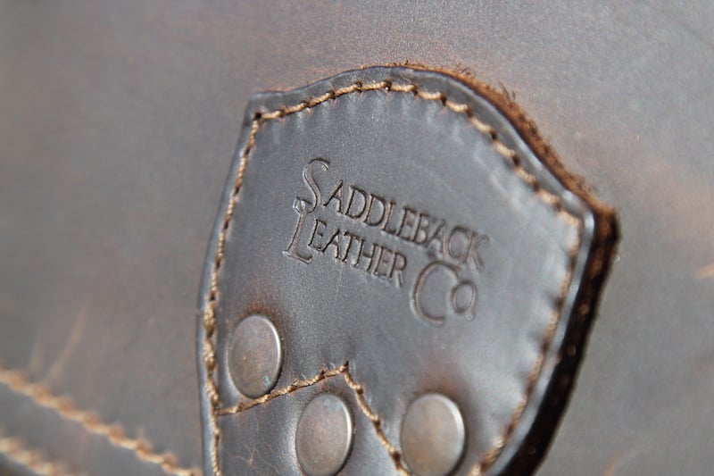 Two knock off Saddleback Leather briefcases. Analysis. 