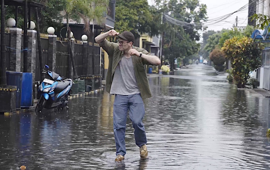 Flooding in bandung indonesia