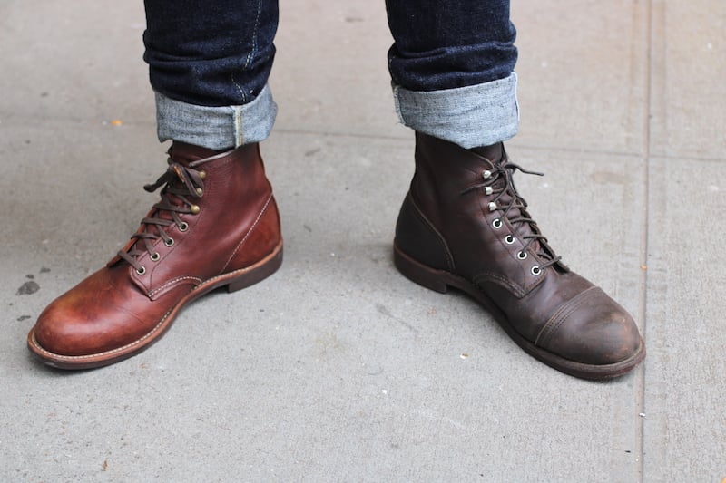 red wing iron ranger vs blacksmith on feet