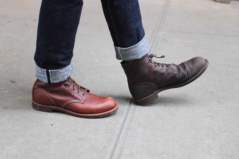 red wing iron ranger vs blacksmith walking