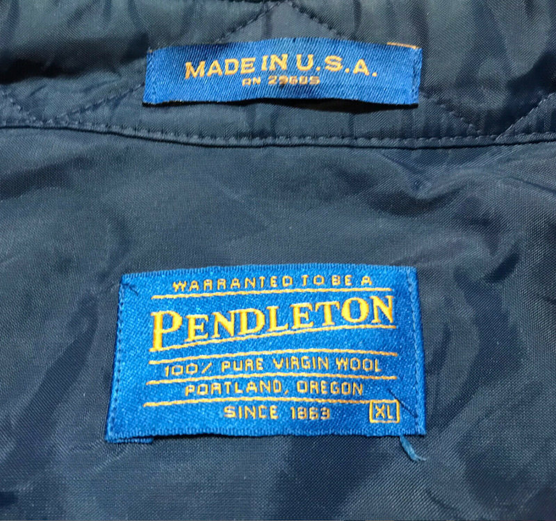 A Pendleton label from 1994-2000s