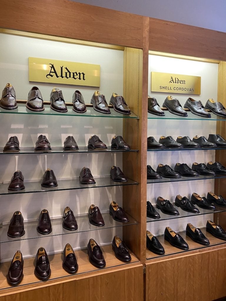 Alden shoe retailers online