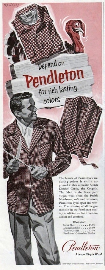 Pendleton 1952 Ad