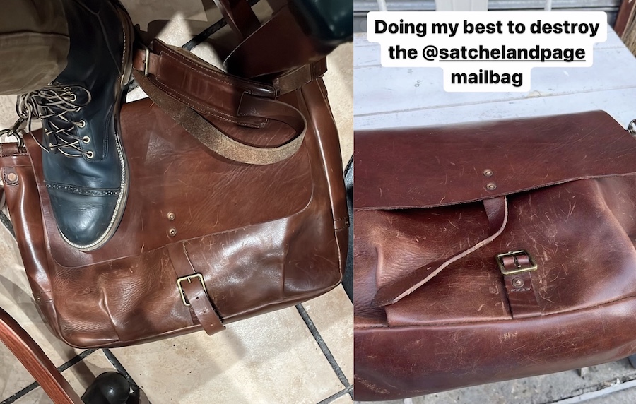 Satchel page mailbag instagram