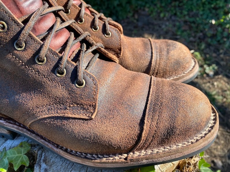 Truman Java Waxed Flesh Boot patina