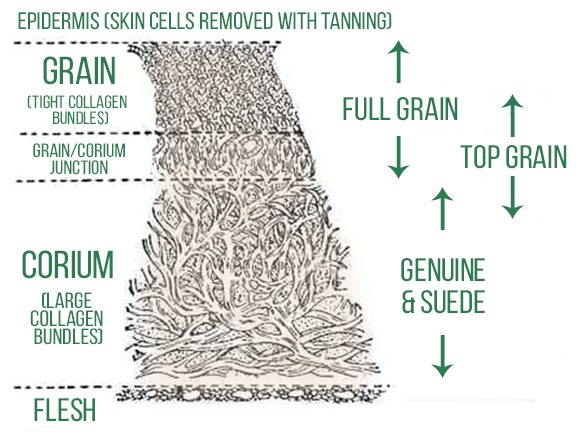 Types of Leather Grains