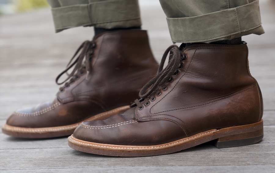 Alden 403 brown chromexcel indiana jones boots
