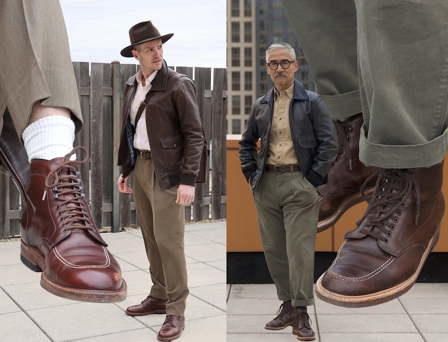 Alden indy boots indiana jones style