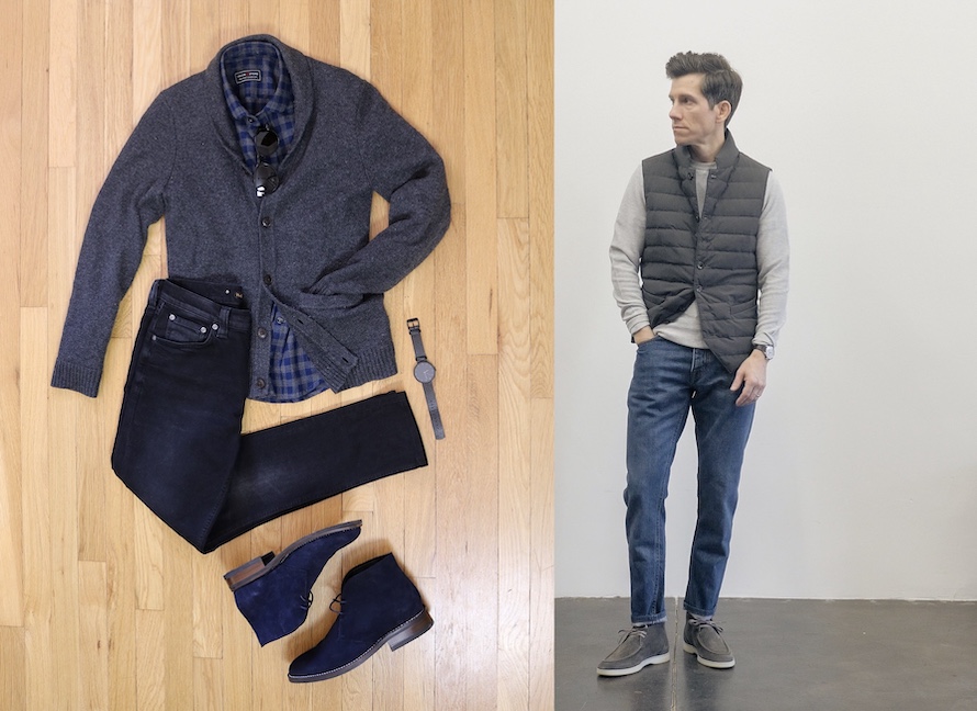 Smart casual chukka desert boot